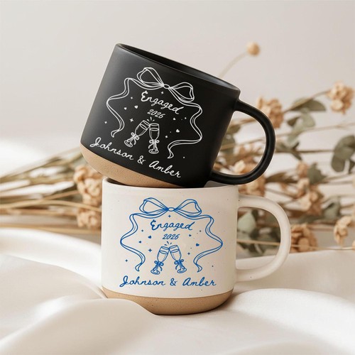 Engaged tazza personalizzata - engaged,