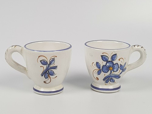 Antica tazza maiolica coppia - antica,