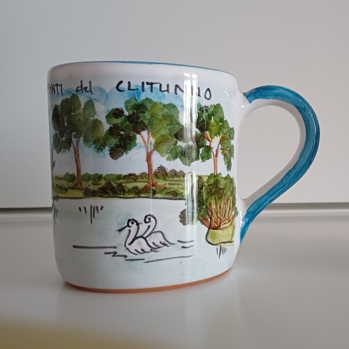 Coppia tazze dipinte - a, mano