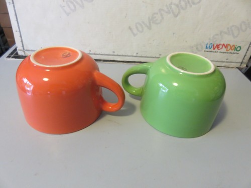 Coppia tazze ceramica - coppia,