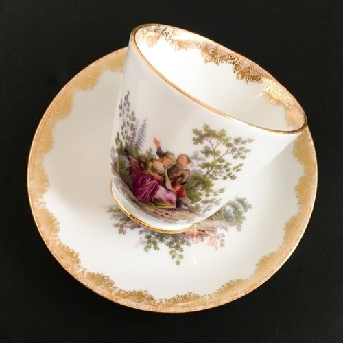 Tazza piattino meissen - e,